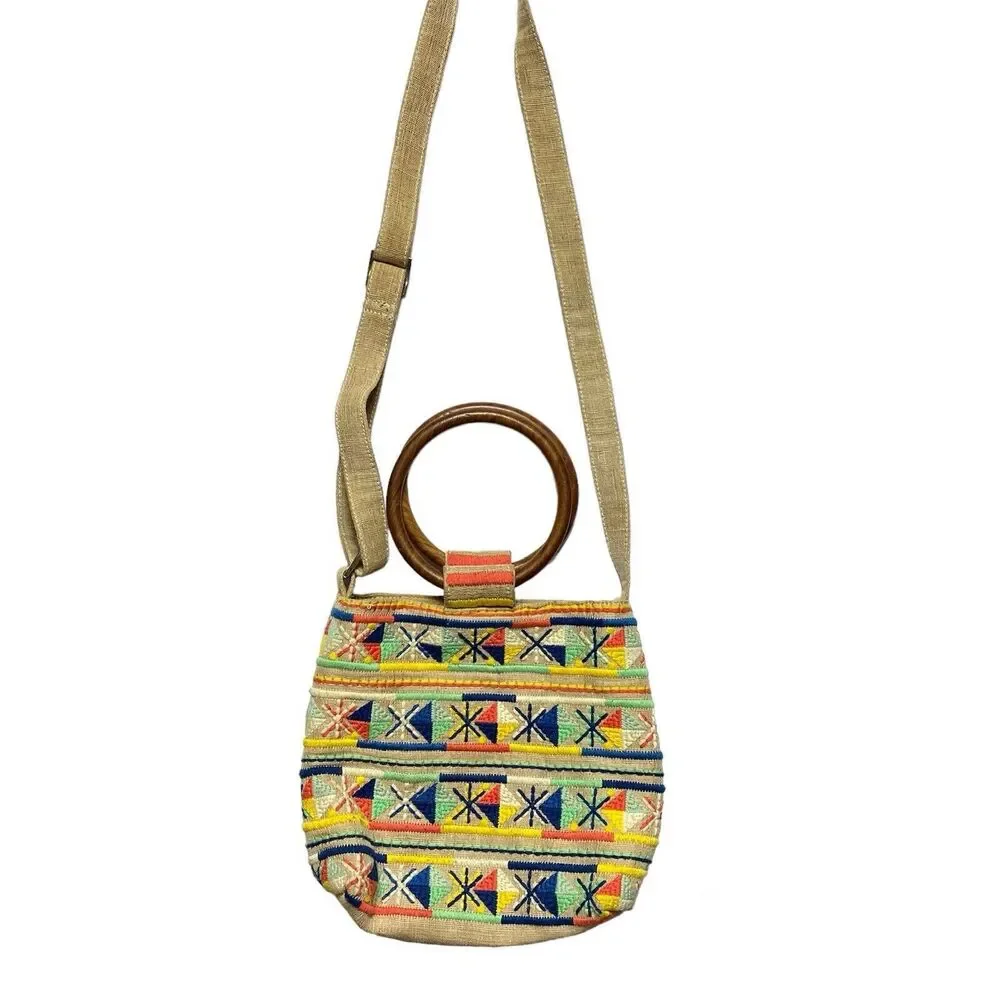 Womens Purse Lot of 3 Summer Handbags Sakroots Lulu Sun & Sand Boho Beach Bag - Picture 3 of 4
